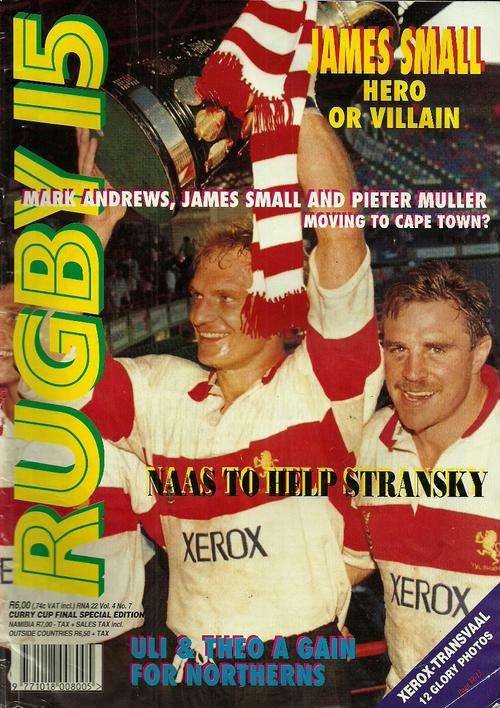 Rugby 15 Magazine - 1993 Currie Cup Final Special Edition