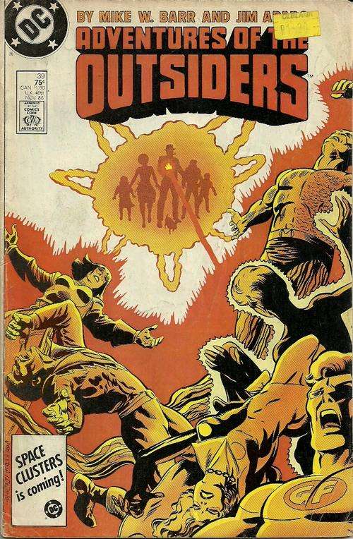 ADVENTURES OF THE OUTSIDERS - Issue # 39 Nov 1986