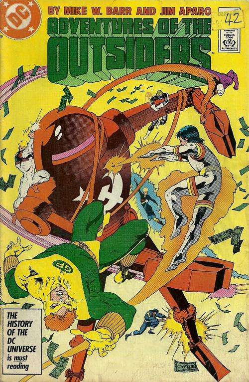 ADVENTURES OF THE OUTSIDERS - Issue # 42 Feb 1987