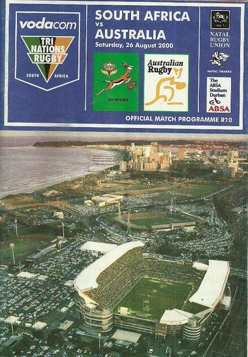 South Africa v Australia 2000 Tri Nation Match Programme