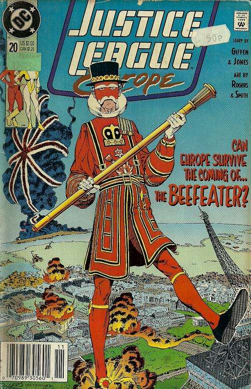 JUSTICE LEAGUE EUROPE - Issue # 20 Nov 1990