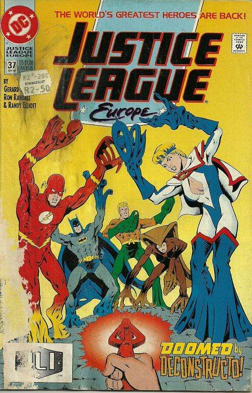 JUSTICE LEAGUE EUROPE - Issue # 37 Apr 1992