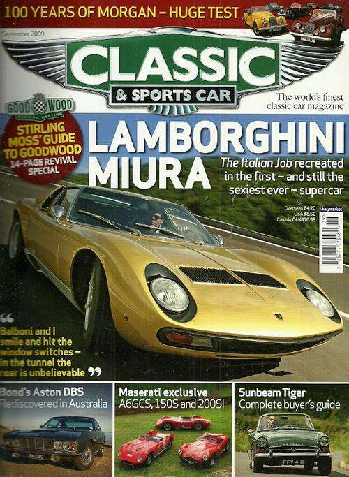 Classic & Sports Car  Magazine -  September 2009