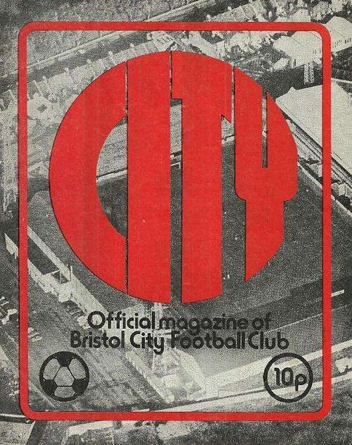 Bristol City v Bolton Wanderers 1974/75 Division 2 League Match Programme