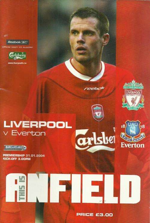 Liverpool v Everton 2003/04 Premiership Match Programme