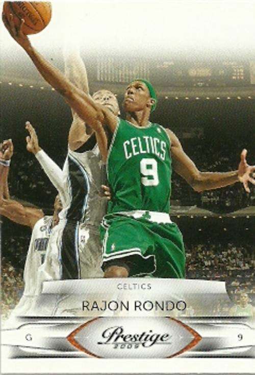 RAJON RONDO / BOSTON CELTICS - PANINI PRESTIGE 09/10 NBA CARD