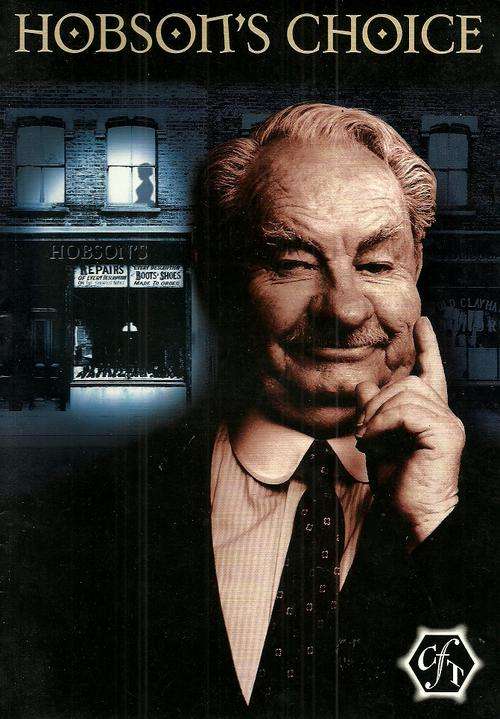 Hobson`s Choice by Harold Brighouse 1995 Chichester Theatre Programme