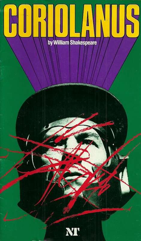 Coriolanus by William Shakespeare 1984 The Olivier Theatre Programme