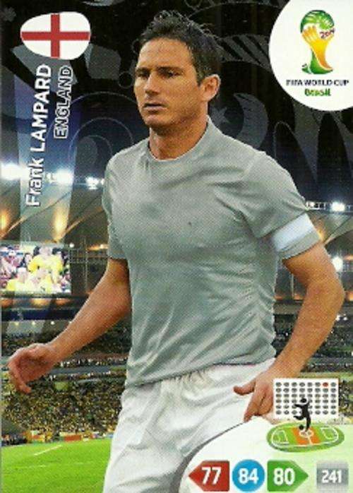 FRANK LAMPARD - 2014 WORLD CUP ADRENALYN XL BASE CARD