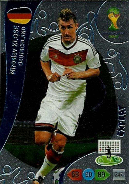 MIROSLAV KLOSE - 2014 WORLD CUP ADRENALYN XL EXPERT CARD