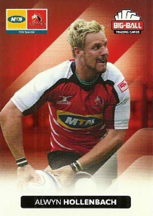 ALWYN HOLLENBACH - 2012 BIG BALL RUGBY BASE CARD 111
