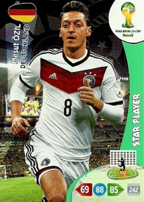 MESUT OZIL - 2014 WORLD CUP ADRENALYN XL STAR PLAYER CARD