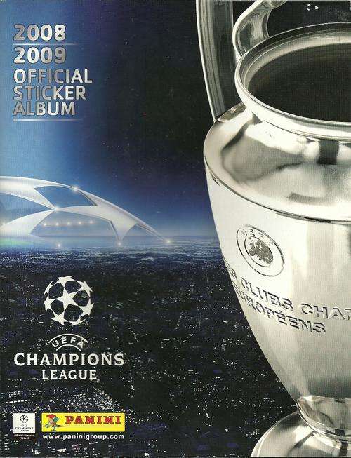 2008/09 UEFA CHAMPIONS LEAGUE - PANINI COMPLETE STICKER ALBUM