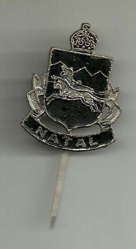 Natal Rugby Union Vintage Pin Badge