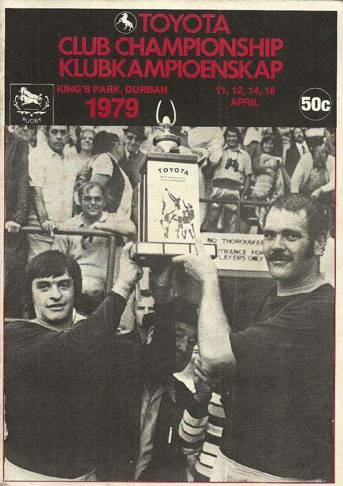 1979 Rugby Club Championship Tournament Programme