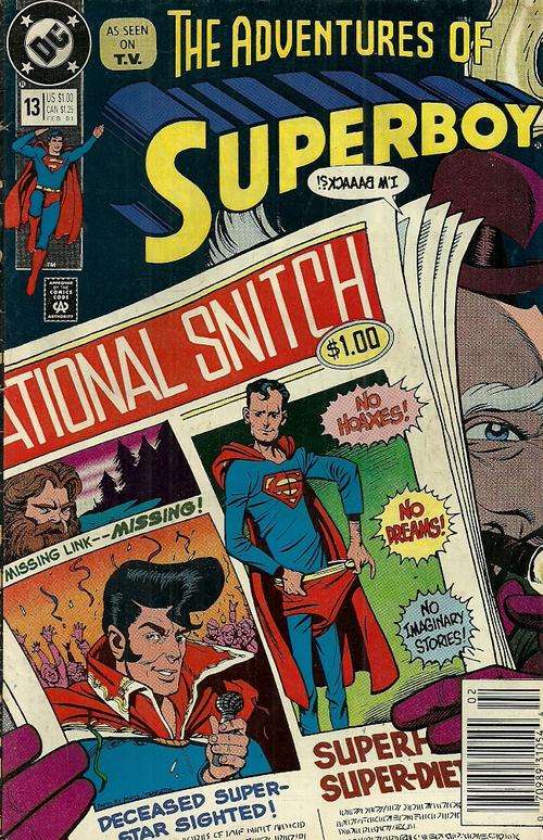 THE ADVENTURES OF SUPERBOY - Issue # 13 Feb 1991