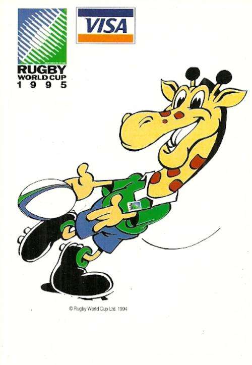 Ruggles The Mascot - 1995 Rugby World Cup Official Postcard