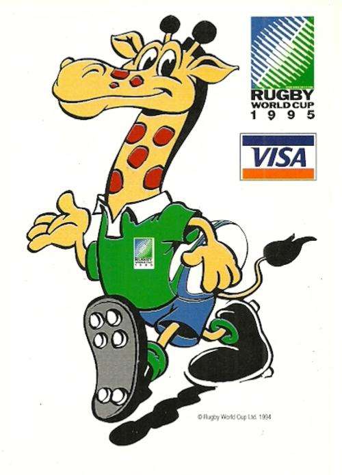 Ruggles The Mascot - 1995 Rugby World Cup Official Postcard