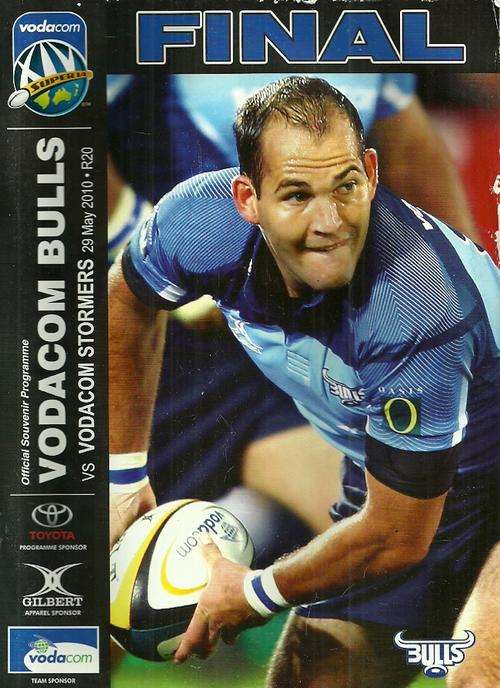 Bulls v Stormers 2010 Super 14 Final Match Programme