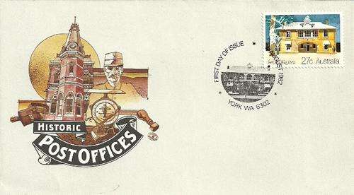 Australia 1982 Historic Post Offices - FDC Full Set of 7 Covers
