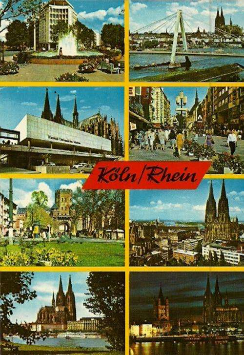 Koln am Rhine, Multi View - Germany Postacard
