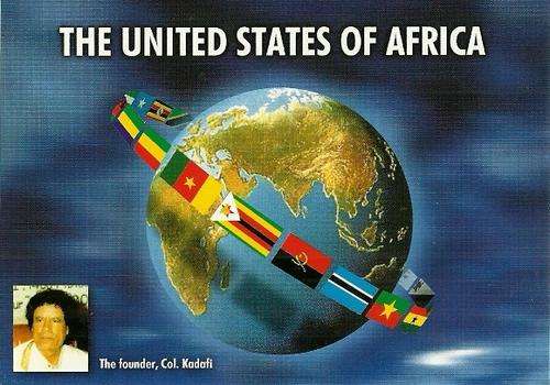 The United States Of Africa - South Africa Postcard