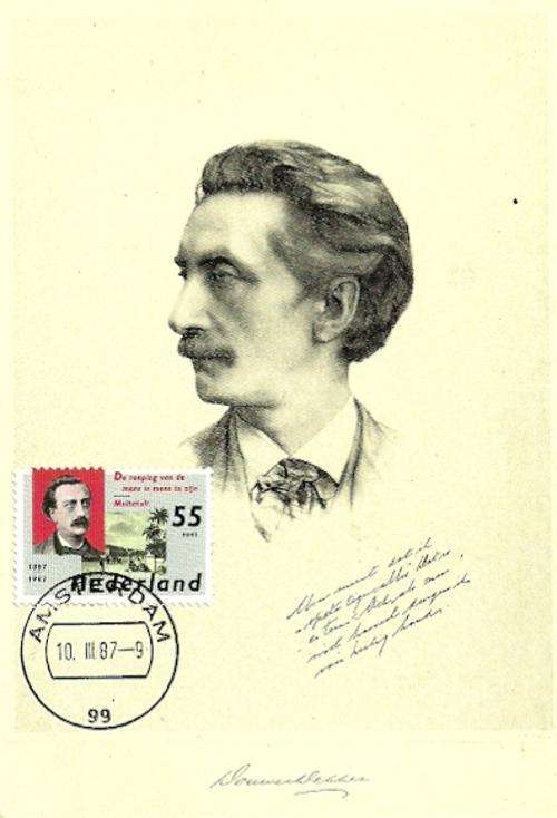 1987 Multatuli 1820-1887, Door August Alleb - Netherland Maximum Card