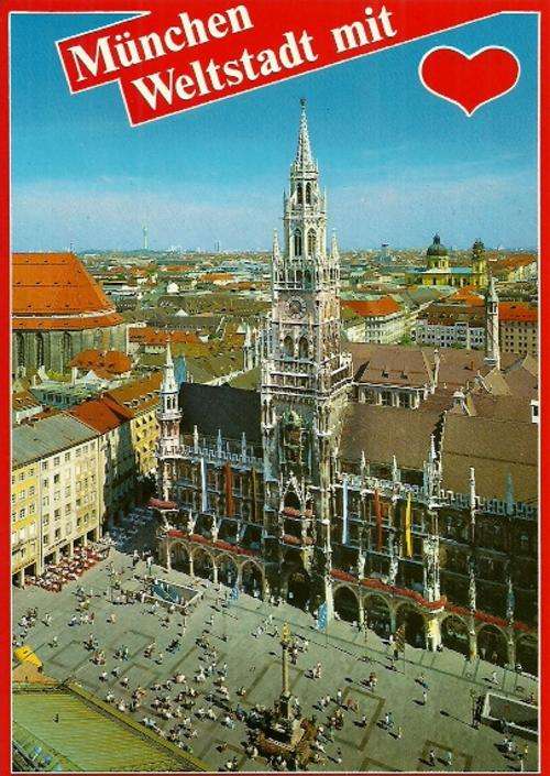 Munchen Weltstadt mit - Germany Postcard