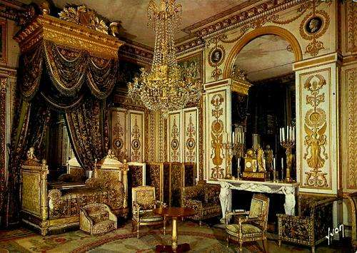 Emperor Chambre, Fontainebleau - France Vintage Postcard
