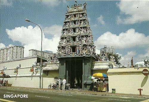 SRI Mariamman Temple  - Singapore Postcard