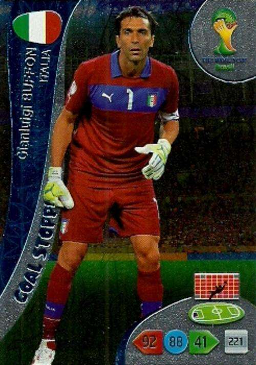 GIANLUIGI BUFFON - 2014 WORLD CUP ADRENALYN XL GOAL STOPPER CARD