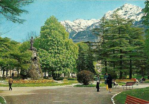 Public Gardens and Monument to the Alpine , Aosta  - Italy Postcard