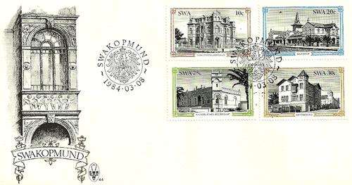 South West Africa -  SWAKOPMUND 1984 FDC 44