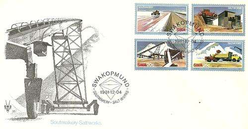South west Africa - 1981 Salt Work FDC