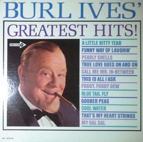 BURL IVES - Greatest Hits LP Vinyl Record