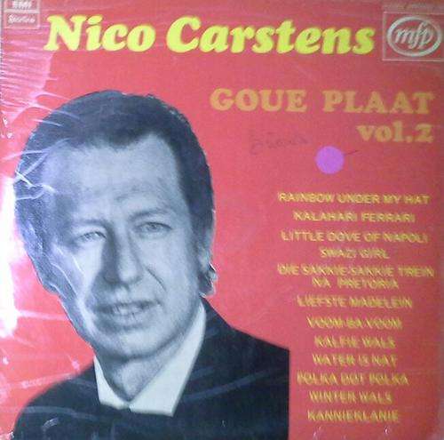 NICO CARSTENS - GOUE PLAAT Vol. 2 LP Vinyl Record