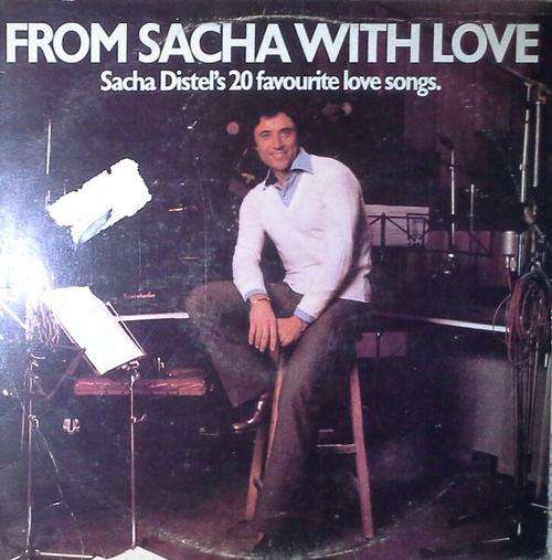 FROM SACHA WITH LOVE  - Sacha Distel`s 20 Favourite Love Songs  LP Vinyl Record