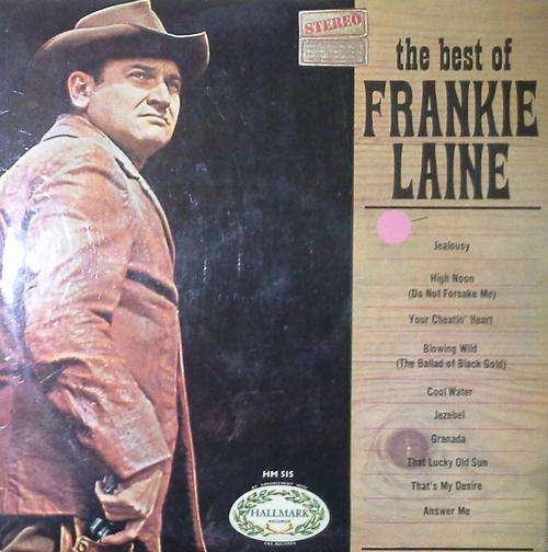 the best of FRANKIE LANE LP Vinyl Record