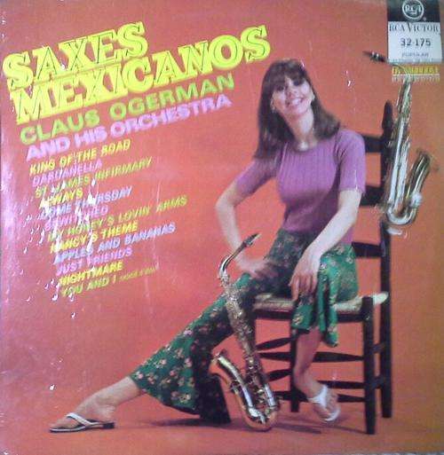 SAXES MEXICANO - CLAUS OGERMAN LP Vinyl Record
