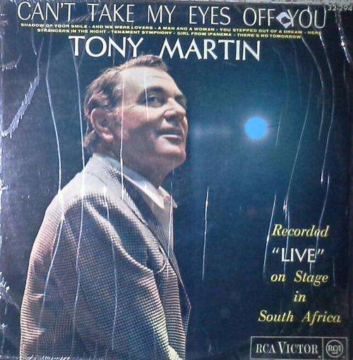 Tony Martin - Can't Take My Eyes Off You LP Vinyl Record