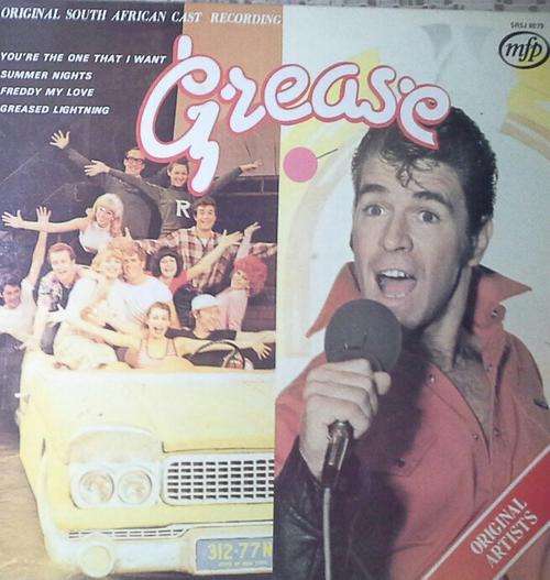 Grease - Original South African Cast Recording LP Vinyl Record