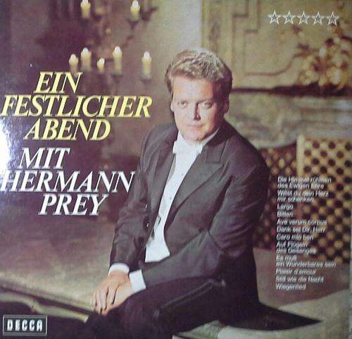 EIN FESTLICHER ABENDM MIT HERMAN PREY LP Vinyl Records
