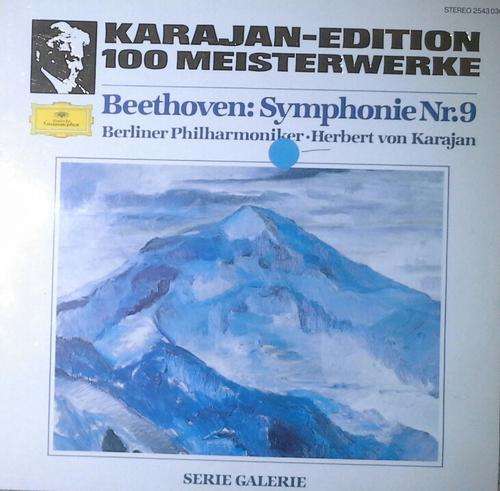 Beethoven : Symphonie Nr. 9 - Herbert von Karajan LP Vinyl Record