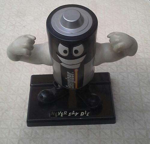 Energizer NEVER SAY DIE Advertising Statue