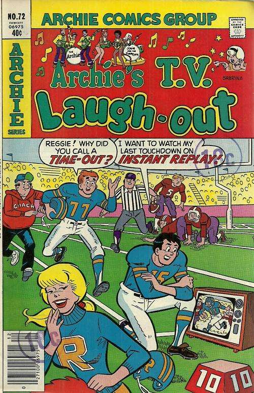 Archie's T.V. Laugh-out Issue # 72 Dec 1979