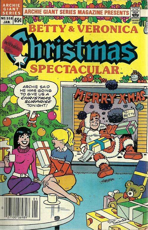 Archie Series Betty & Veronica Christmas Spectacular Issue # 558 Jan 1986