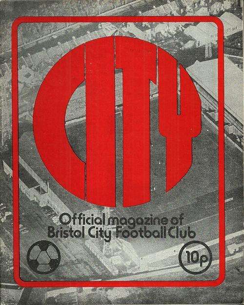 Bristol City v Manchester United 1974/75 Division 2 Match Programme
