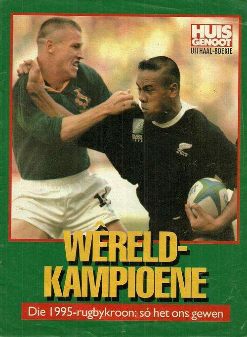 WERLD KAMPIOENE - 1995 RWC HUIS GENOOT Supplement