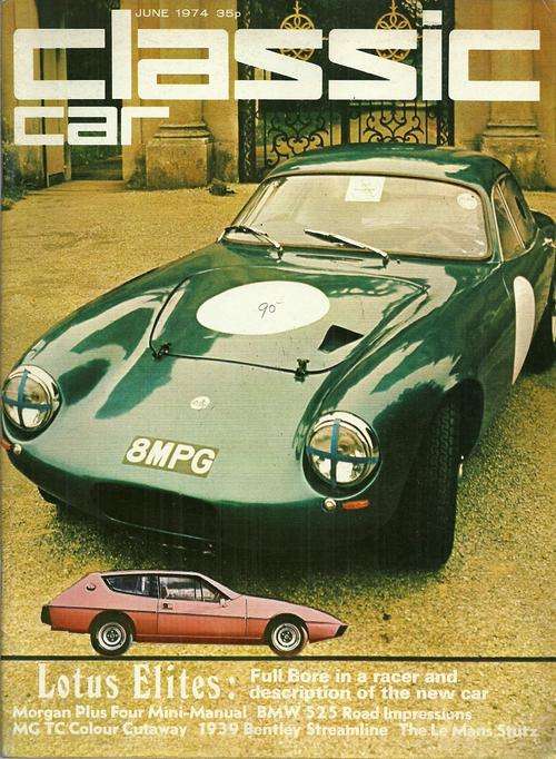 CLASSIC CAR Magazine - June 1974 Issue