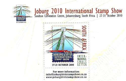 2010 Joburg International Stamp Show MS MNH